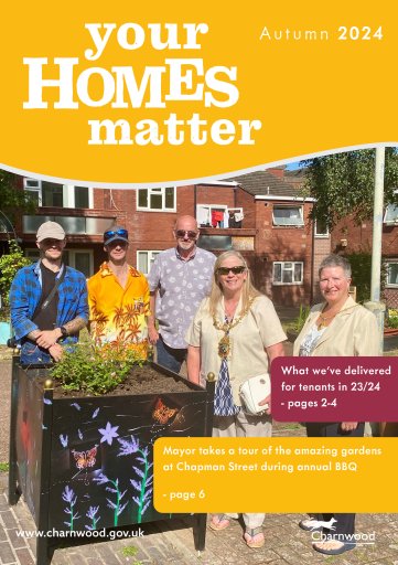 Front cover of Your Homes Matters - Autumn 2024