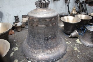 The Hope Bell in April 2023 just after it was cast in March 2023