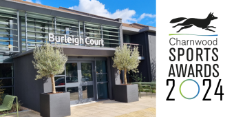 Burleigh Court with logo