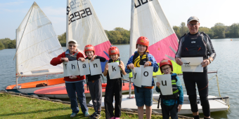 Syston Sailing Club was awarded a Charnwood Community Small Grant earlier this year.